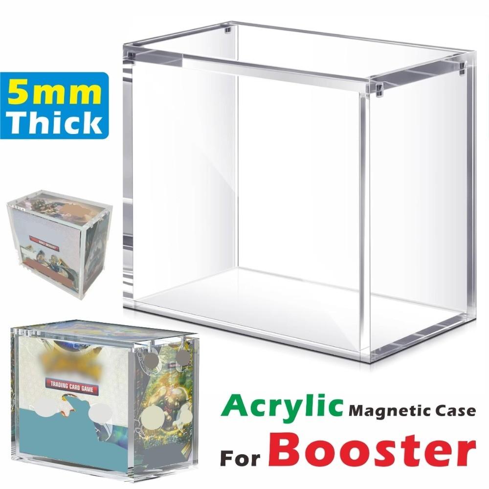 5mm Thick Game Card Box Protective Cases Box Protector for English Booster Boxes For Collectors