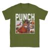 Unisexs TShirt Punch Monkey Cute Awesome Cotton Tees Short Sleeve T Shirts Crewneck Clothes New Arrival