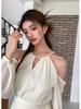 2026 Spring/Summer Halter Neck Backless Off-Shoulder Fairy Dress for Women