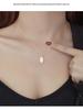 Banyan Tree Silver Forest Series Micro-Diamond Leaf Necklace for Women