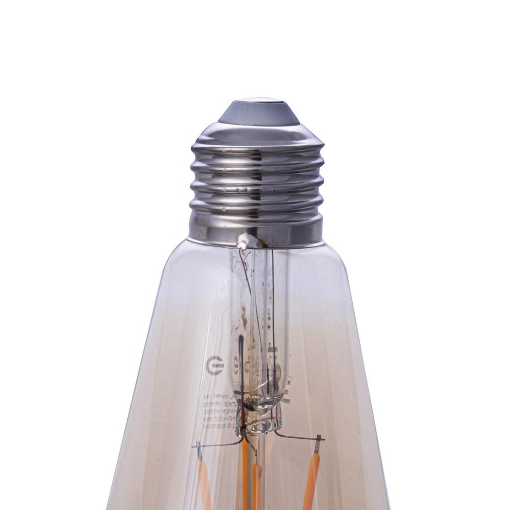 DECORATIVE LED BULB E27 4W ST64 WARM AMBER