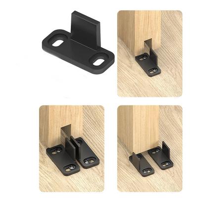 T-shape Door Slides Rails Swing Stopper Sliding Door Guide Adjustable Sliding Barn  Furniture