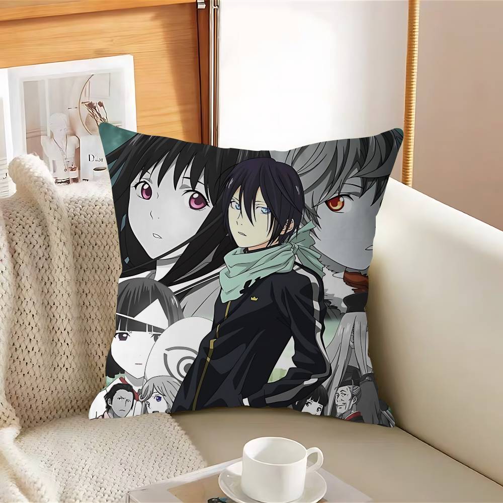 Anime N-Noragami Pillow Cushion Cover Pillowcase Living Room Sofa Home Decor Customized