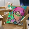 Comedy Anime Saiki Kusuo Pillow Gift Home Office Decoration Bedroom Sofa Car Cushion Cover Case X