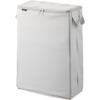 Yamazaki Flea Market Packing Materials Storage Light W34 X X H48cm Tower for Bulk 4781 (Yamazaki Industries) Box, Gray, Dimensions D15.5 (excluding