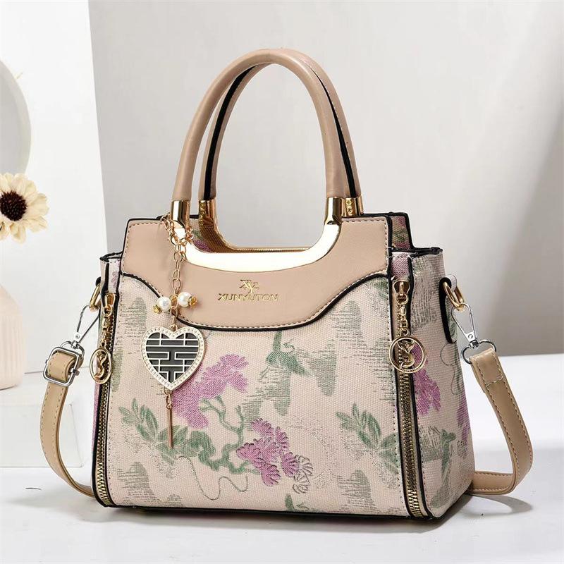 Damenmode Trendige Große Kapazität Schulter Crossbody Tasche Luxus Bedruckte Handtasche