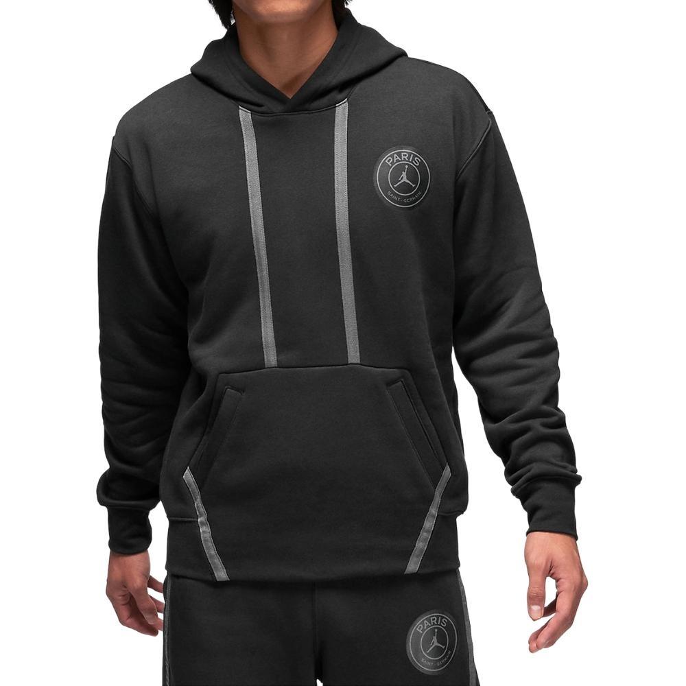 Air Jordan X Paris Saint-Germain Fleece Pullover Hoodie Asia Sizing 'Black' Men's DZ2924-010