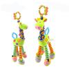 Neueste Sanfte Niedliche Giraffe Tier Handglocken Rasseln Mobile Plüsch Säugling Säugling Griff Spielzeug mit Beißring Neugeborenes Säugling Geschenke