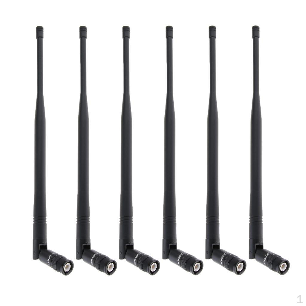 UHF Microphone DIY Black Mic Accessory, Pack 6