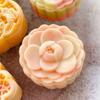 Camellia Flower Mooncake Press Mold Cookie Stamps Chinese MidAutumn Moon Cake Makers Decoration Tool for DIY Cookie