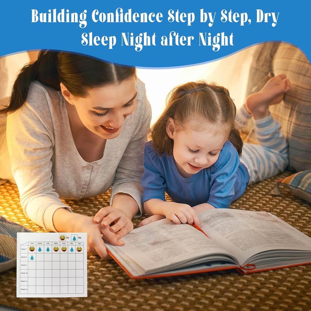 Bed Wetting Alarm for Girls Kids Boys Potty Training Alarm with Improved Sensor