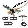 Lizard Leash and Harness Wing Decoration Costume for Iguana Gecko Hamster Ferret