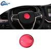 Red Steering Wheel Center Cover Decor Trim For Jeep Wrangler/ Compass/Renegade