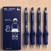 Set of 4 Adorable Retractable Gel Pens with A 0.5Mm Fine Tip, Featuring Quick-Drying Black Ink for Smooth Writing and A Comfortable Grip