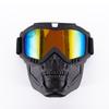 Bluetooth RGB Light Up Airsoft Paintball Military Tactical LED Display Mask Full Face Skull Halloween Hunting Protective Mask