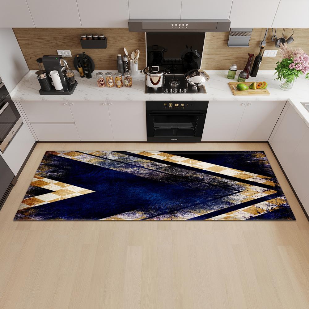 Kitchen Mat Entrance Door Mat Living Room Long Carpet Home Corridor Bathroom Non-slip Floor Children's Carpet