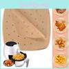 100pcs Air Square Fryer Paper Disposable Non Stick Bake Steamer Parchment Liner