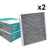 2x Car Pollen Cabin Air Filter For Infiniti FX35 FX45 FX37 FX50 Nissan Almera N15 N16 Primera P11 P12 X-Trail T30 Isuzu