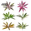 Pink And Purple Faux Flowers Large Realistic Artificial Fern Dragon's Blood Tree Plants with Green Foliage UV-resistant Ferns UV Resistant