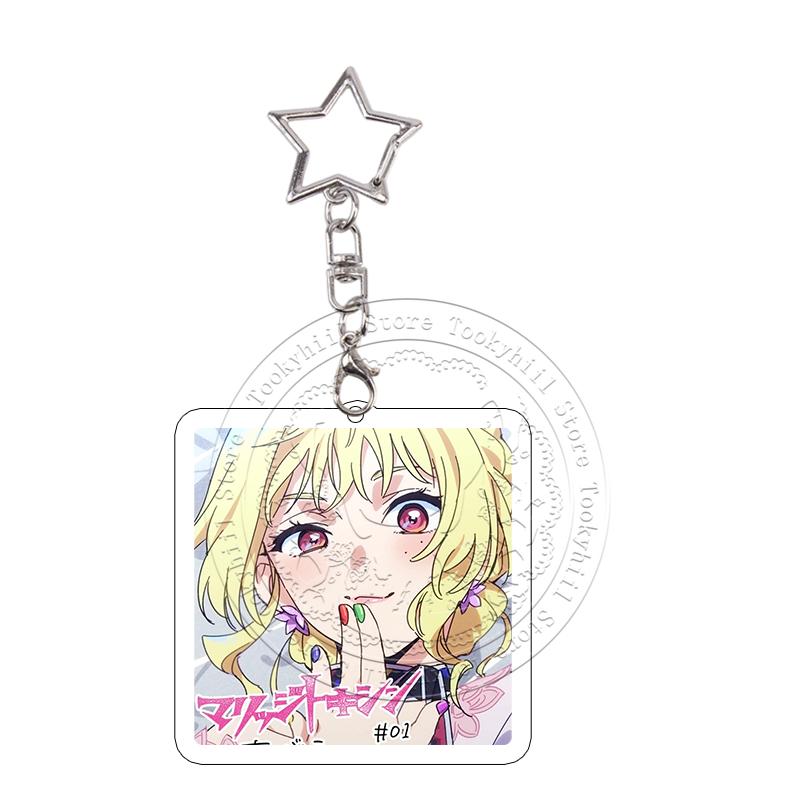 Marriagetoxin Acrylic Keychain Hikaru Gero Kinosaki Poster Keyring Kawaii Cartoon Role Pendant Decoration Accessories Girl Gift