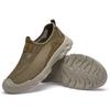 Fashion Men Handmade Casual Loafers Summer Outdoor Shoes Breathable Mesh Shoes Outdoor Non-slip Walking Shoes New Comfortable Sneakers