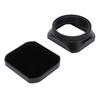 Camera Lens Hood Fit for X100VI X100V X100F X100T X100S X100 X70 Square Metal Lens Shade with Cap Black