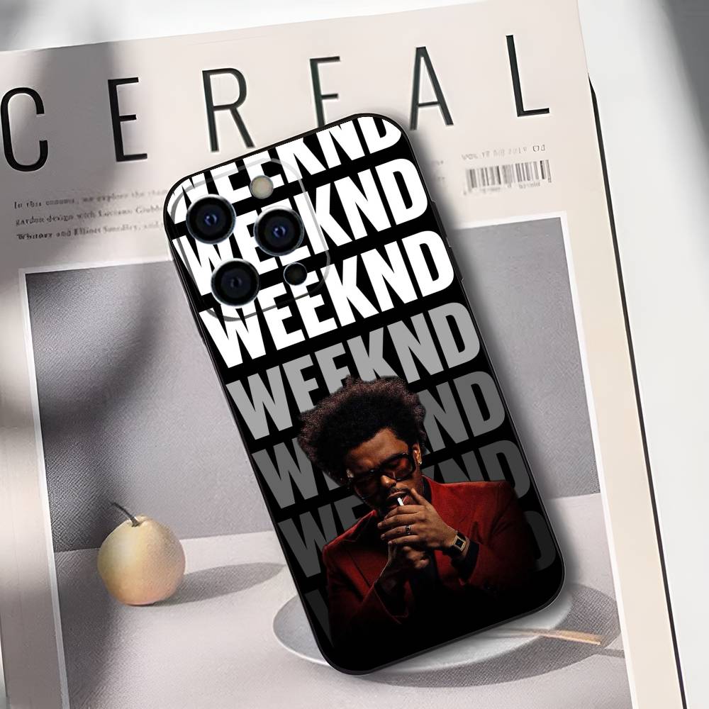 

Singer The W-Weeknd Phone Case For IPhone 17,16,15,14,13,12,11,Plus,Pro,Max,Plus,XS,soft case Black silicone iPhone11PROMAX