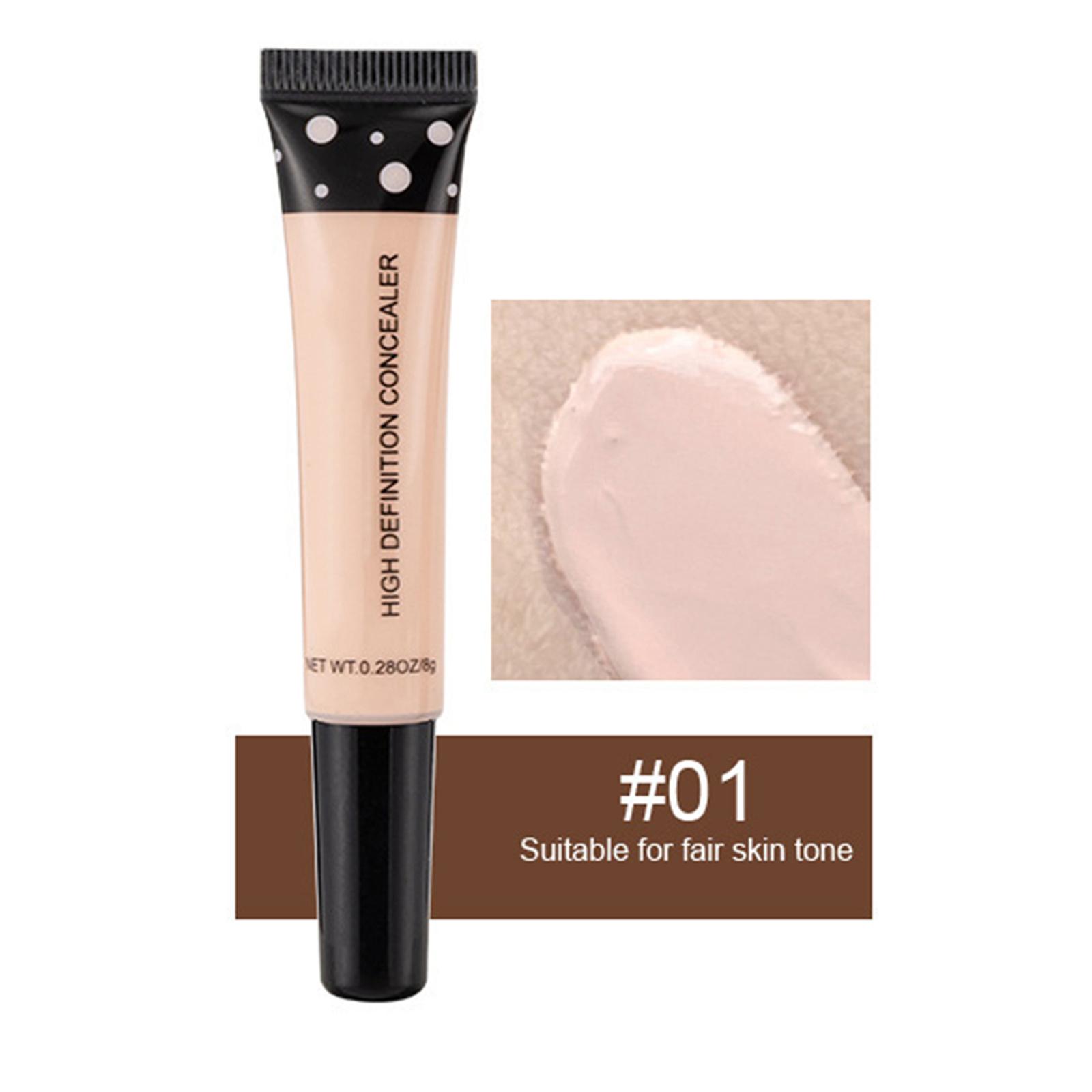 

Moisturizing Concealer & Contouring Foundation in One Tube – 8ml Camouflage Stick for Dark Circles, Acne Marks & Facial Flaws One Size