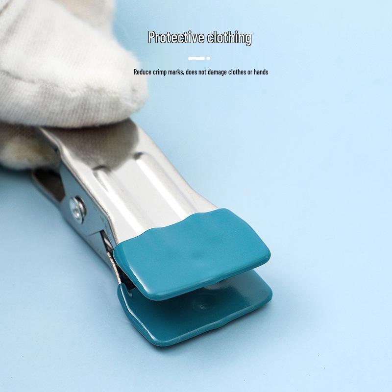 Plastic-Coated Stainless Steel Clips: Non-Slip, Multi-Use for Clothes, Quilts, Food Bags, Mosquito Nets, Windproof.