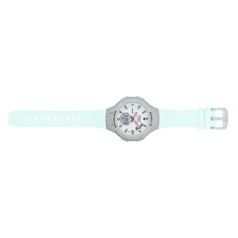 Casio CASIOBABY-G Series Baby-G Series Bluetooth Waterproof and Shockproof Movement Quartz Movement Resin Strap Japanese and Korean BSA-B100MC-8A