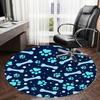 1pc Office Carpet Chair Mats Dog Bone Pattern Perfect for Decorating Office Chairs, Living Rooms, Or Bedrooms.YDT153