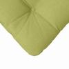 Seat Cushions 4 pcs Light Green 40 x 40 x 12 cm Fabric