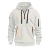 Men's Color Half-Zip Hoodie Men's Sports Plus Size Casual Sweatshirt