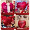 Heart-shaped Balloons for Wedding, Engagement, Proposal, and Photo Booth Decor