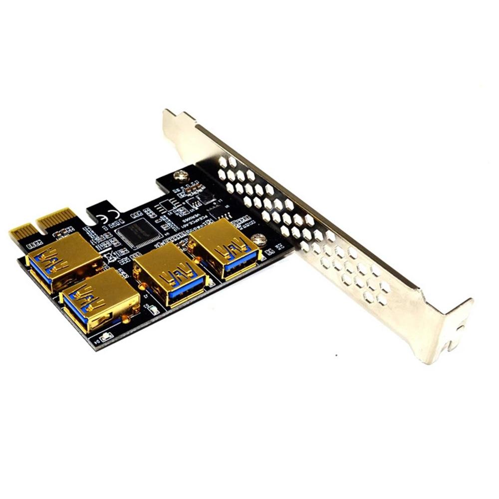 BTC Devices Multiplier Hub Adapter PCI Express Riser Card Expansion Card For Bitcoin Mining Miner