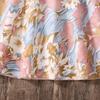 Girl Long Sleeves Floral Print Dress Children Kid Casual Princess Dresses Clothes