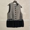 This Year's Vest Looks Thin, Elderly Mother Temperament Velvet Vest Top Trend