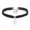 Collana Punk Retrò Gotica, Collana alla Moda in Velluto da Donna, Accessori Gioielli di Nicchia Stile Dark