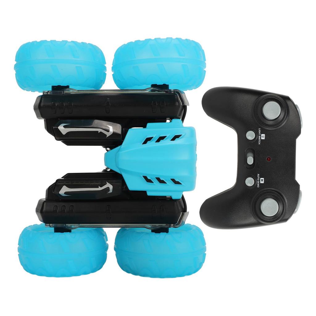 2.4G Double Sided RC Stunt Car 360 Degree Rotating Sound Light Rechargeable Remote Control Stunt Car