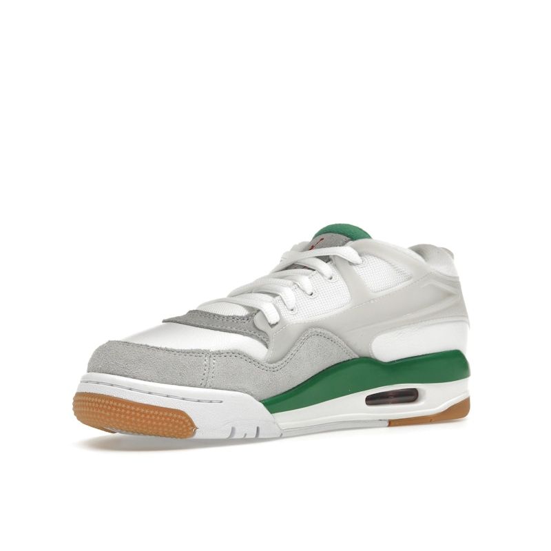 Air Jordan 4 RM Pine Green Unisex Sneakers White Neutral-Grey Wolf-Grey FQ7939-103