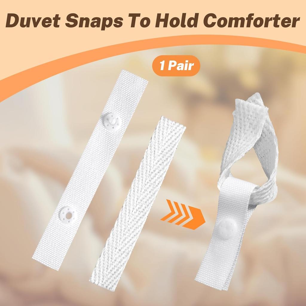8/16PCS Duvet Snaps to Hold Comforter Duvets Clips P Safe Locking Keeps Comforter from Move Duvets Cover Clip Fixed Fasteners ide Convenient Reble
