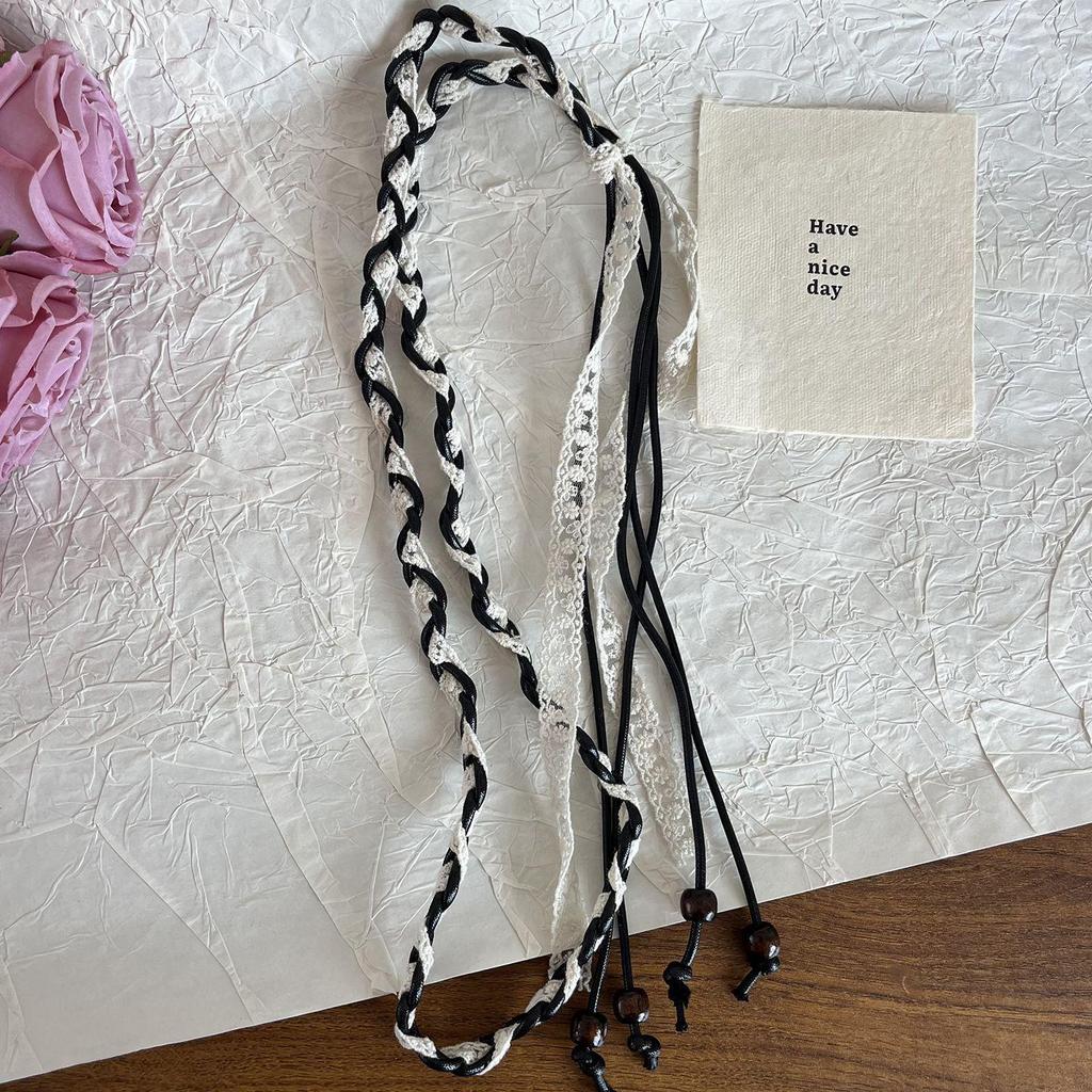 Bohemian Summer 2025 Cotton Rope Woven Belt with Tassel for Dresses