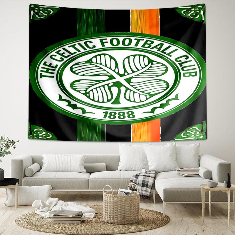Celtic Football Club Crest Tapestry Hanging for Bedroom,Livingroom, Playroom,Decor Art Room Wall Tapestry Holiday and Birthday Gifts