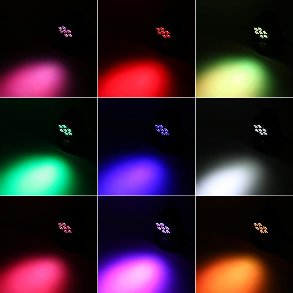 7LED RGBW Moving Head Stage Disco Light DMX512 Sound Activated Effect Lights
