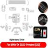 For BMW iX M60 I20 -2025 Car Interior Center Console Transparent TPU Protective Film Anti-scratch Sticker