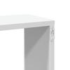 Wall Shelf White 167.5 x 18 x 68 cm Particleboard