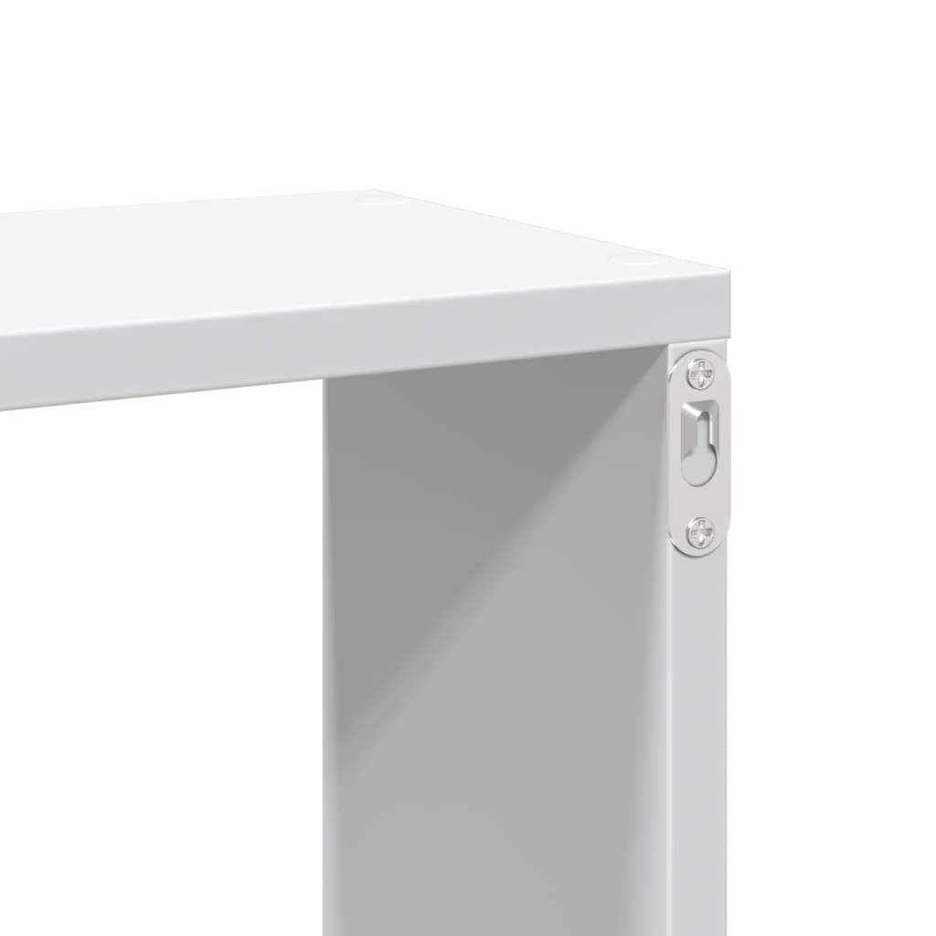 Wall Shelf White 167.5 x 18 x 68 cm Particleboard