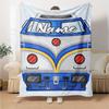 Custom Name Car Theme Printed Blanket - Perfect for Couch, Bed, Travel & Outdoor Use | Machine Washable, Cozy & Durable.