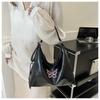 Soft Touch Faux Leather Tote Bag Minimalist Style Shoulder Handbag for Women CLE