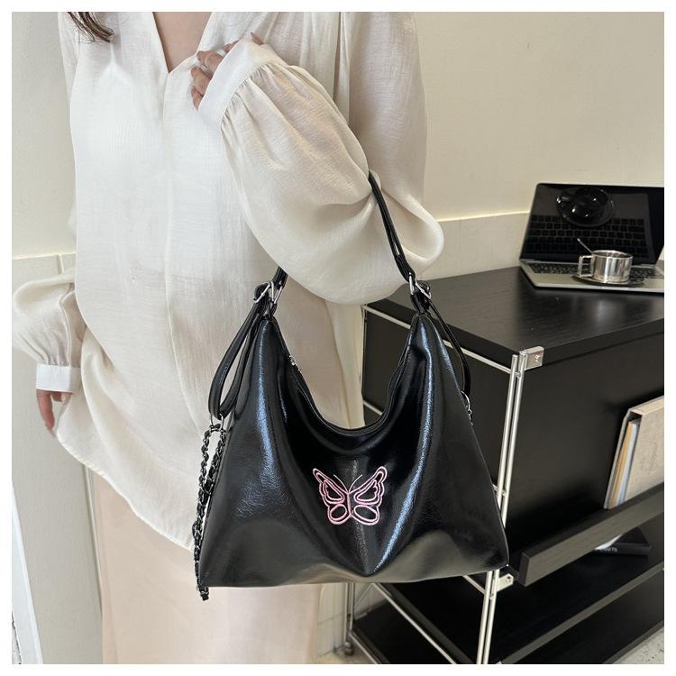 Soft Touch Faux Leather Tote Bag Minimalist Style Shoulder Handbag for Women CLE